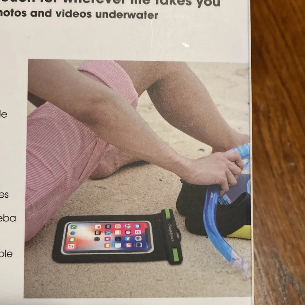 dup🌸NIB CHARGE WORX Waterproof Bag for smartphone - up to 6.5”
